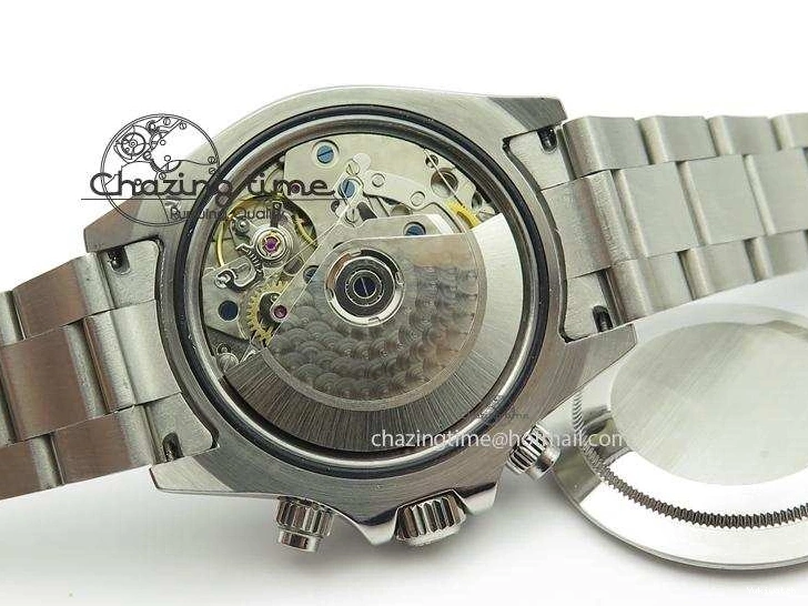 JF Sec@9 Bracelet Edition On Daytona A7750 Dial SS 116520 Black 0314